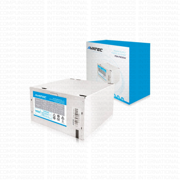 FUENTE DE PODER AVATEC 600W PSA-F600W