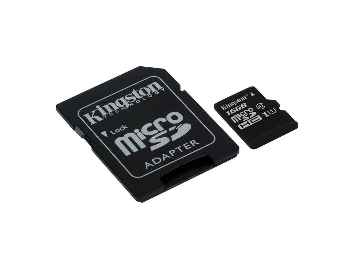 MEMORIA MICRO-SD KINGSTON SDCS/16GB CANVAS SELECT 16GB CON ADAPTADOR SD - Imagen 2