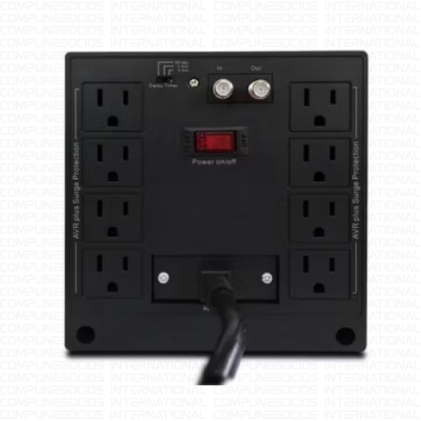 ESTABILIZADOR CDP R-AVR3008i 3000VA/2400W, 8 TOMACORRIENTES - Imagen 2