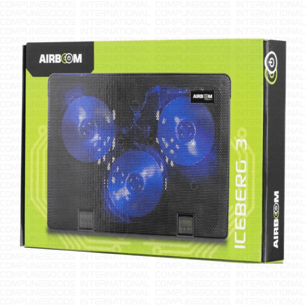 COOLER AIRBOOM ICEBERG 3, LED AZUL DE 120MM - Imagen 2