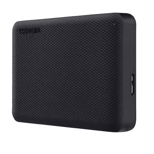 DISCO DURO PORTÁTIL TOSHIBA CANVIO ADVANCE 1TB BLACK V10 P/N HDTCA10XK3AA - Imagen 2