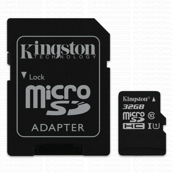 MEMORIA MICRO SD KINGSTON SDCS/32GB 32GB UHS-I 80MB/s R FLASH CON ADAPTADOR - Imagen 2
