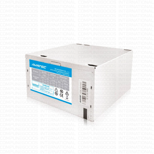 FUENTE DE PODER AVATEC 600W PSA-F600W - Imagen 2