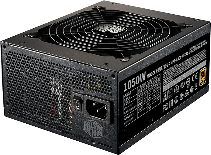FUENTE DE PODER COOLER MASTER 1050W MWE GOLD V2 MPE-A501-AFCAG-3U2 80 PLUS GOLD | PCIE 5.0 - 12VHPWR | FULL MODULAR - Imagen 3