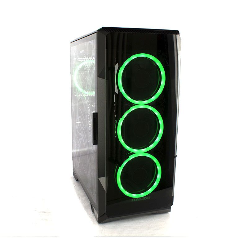CASE GAMER HALION ARROW FUENTE 550W 4 COOLER RGB - Imagen 2