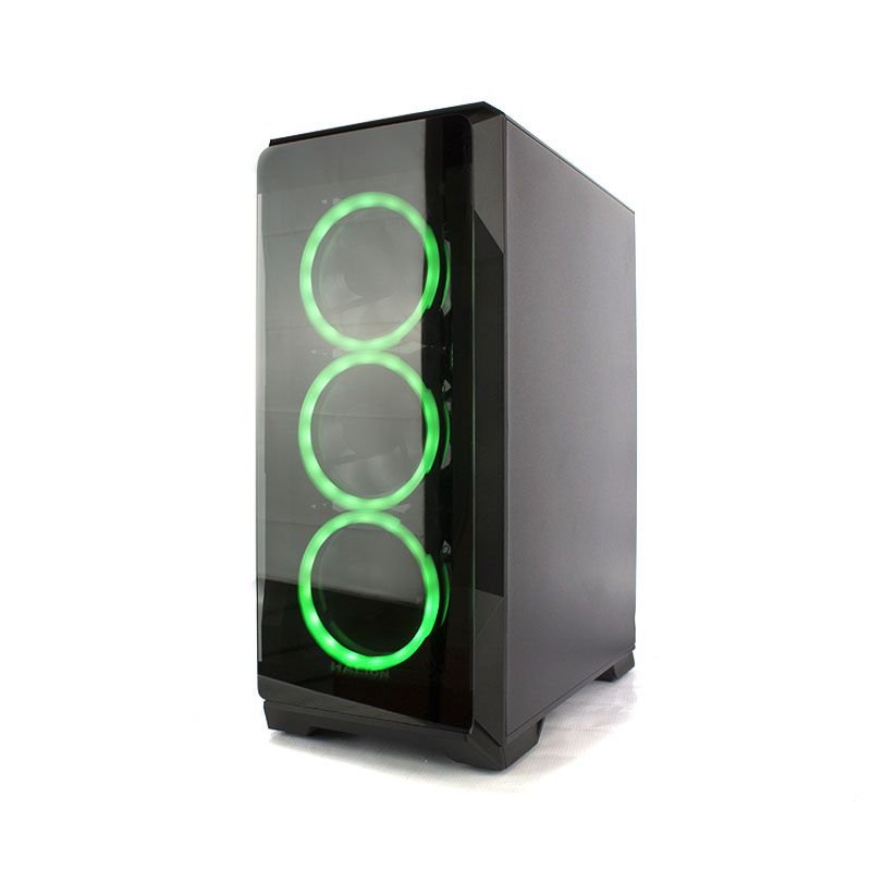 CASE GAMER HALION ARROW FUENTE 550W 4 COOLER RGB - Imagen 3