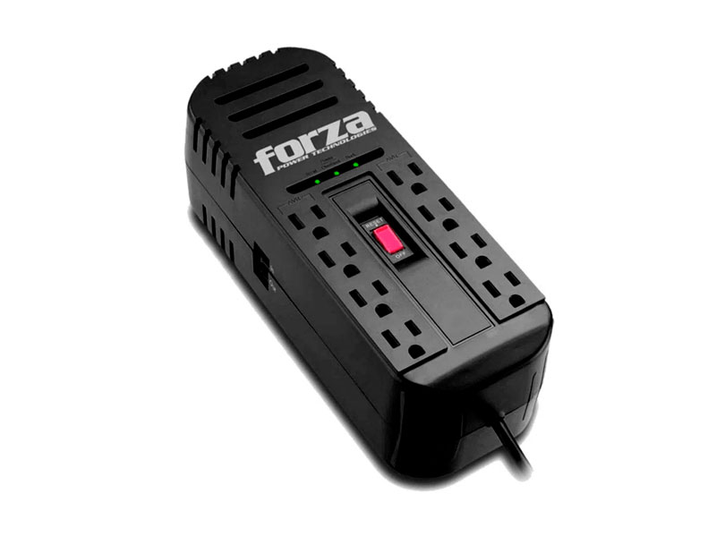 ESTABILIZADOR FORZA FVR-2202 2200VA/1100W, 8 TOMAS - Imagen 2