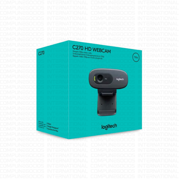 WEBCAM LOGITECH C270 HD 720P/30FPS MICRÓFONO INTEGRADO