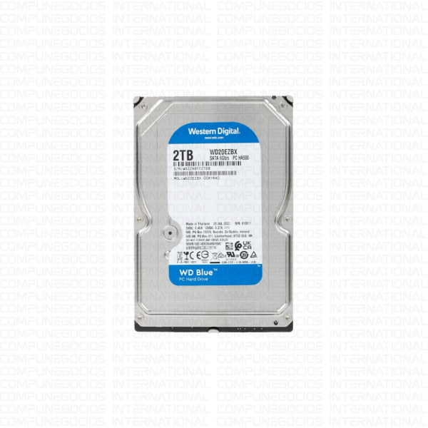 DISCO DURO WESTERN DIGITAL 2TB BLUE PC HA500 HD20EZBX 256MB 7200