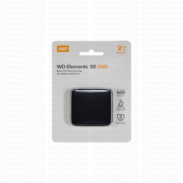 SSD EXTERNO WESTERN DIGITAL ELEMENTS SE 2TB USB 3.0