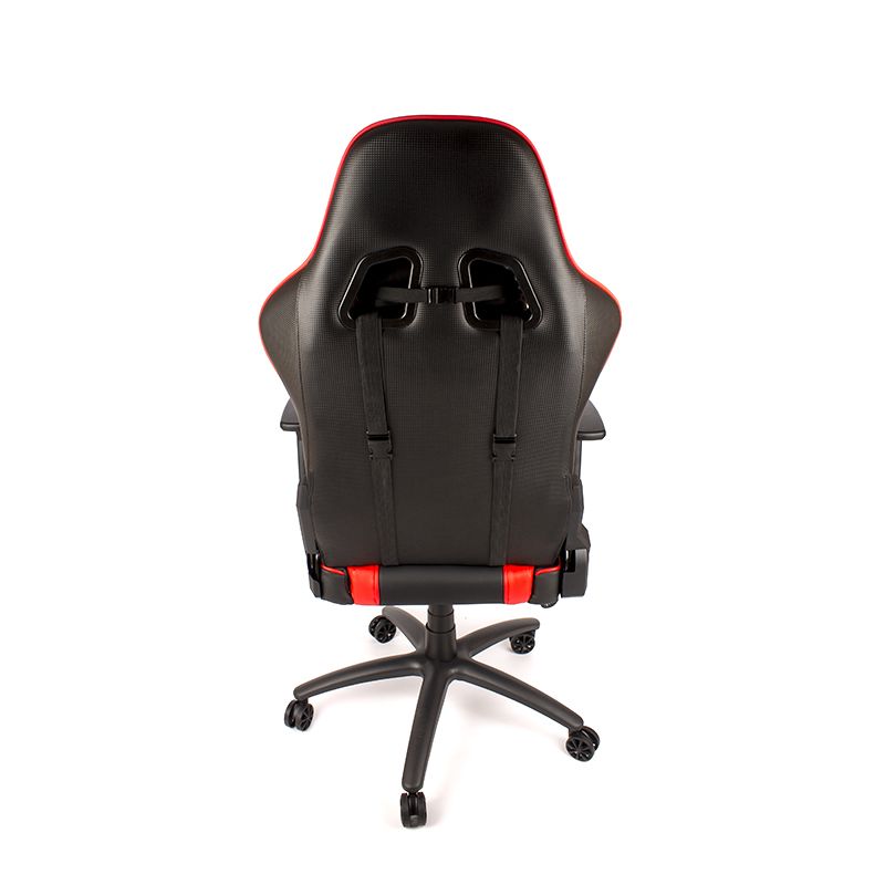 SILLA GAMER HALION HA-S42, NEGRO CON ROJO RECLINABLE 90/180° - Imagen 3