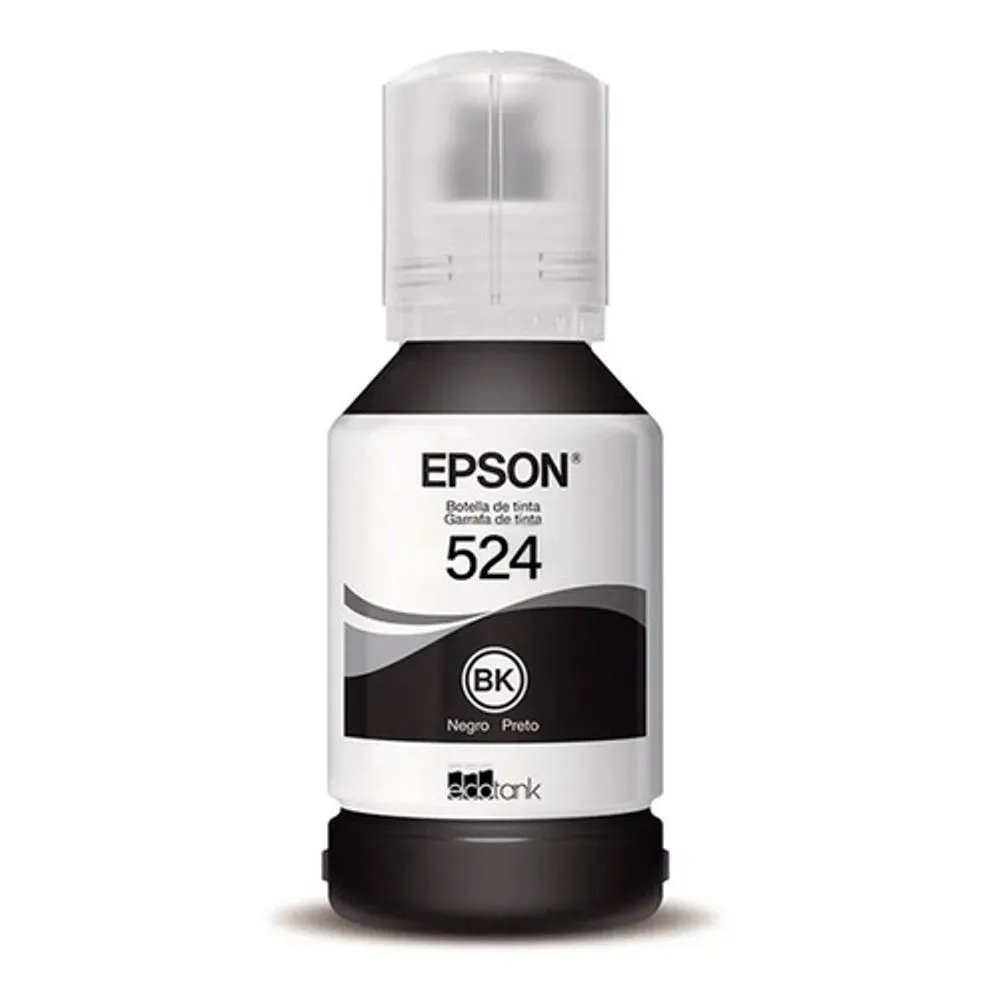 TINTA EPSON 524 (T524120) NEGRO 127 ML P/L6580/L15150/L15160 - Imagen 2