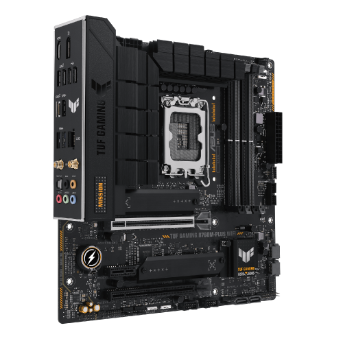 PLACA MADRE ASUS TUF GAMING B760M-PLUS WIFI, D5, MEMORIA DDR5 DE 4 SOCKET HASTA 128GB BUSS 5333 MHZ - Imagen 3