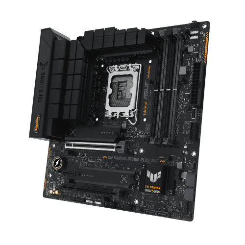 PLACA MADRE ASUS TUF GAMING B760M-PLUS WIFI, D5, MEMORIA DDR5 DE 4 SOCKET HASTA 128GB BUSS 5333 MHZ - Imagen 2