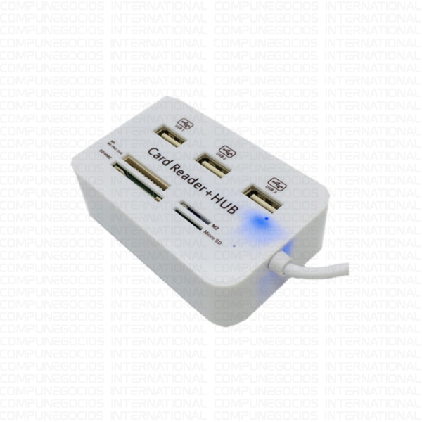 HUB 3.0 + LECTOR DE MEMORIA KNT-1146