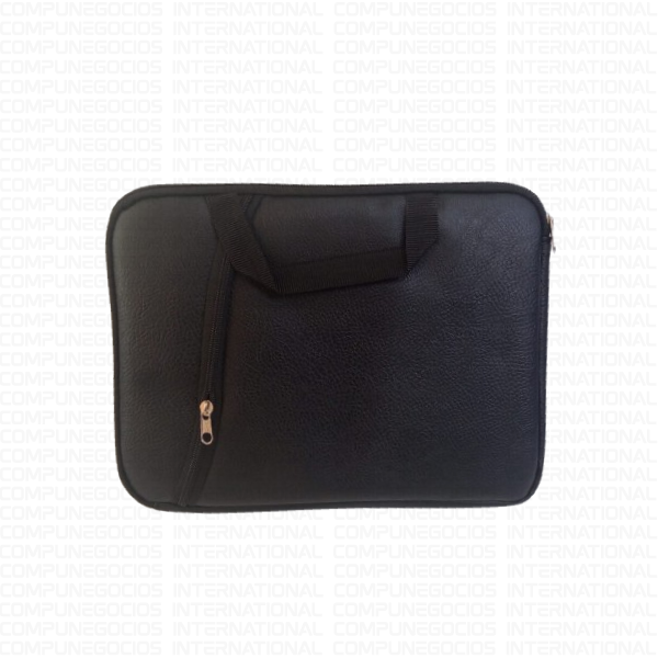 FUNDA PARA LAPTOP CUERINA COLOR NEGRO 10″