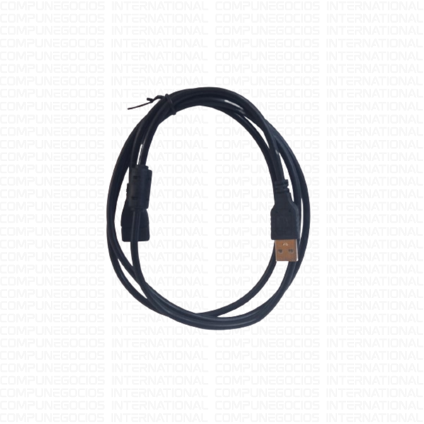 EXTENSIÓN DE CABLE USB 2.0 1.5M M/F USB-914 (NEGRO)