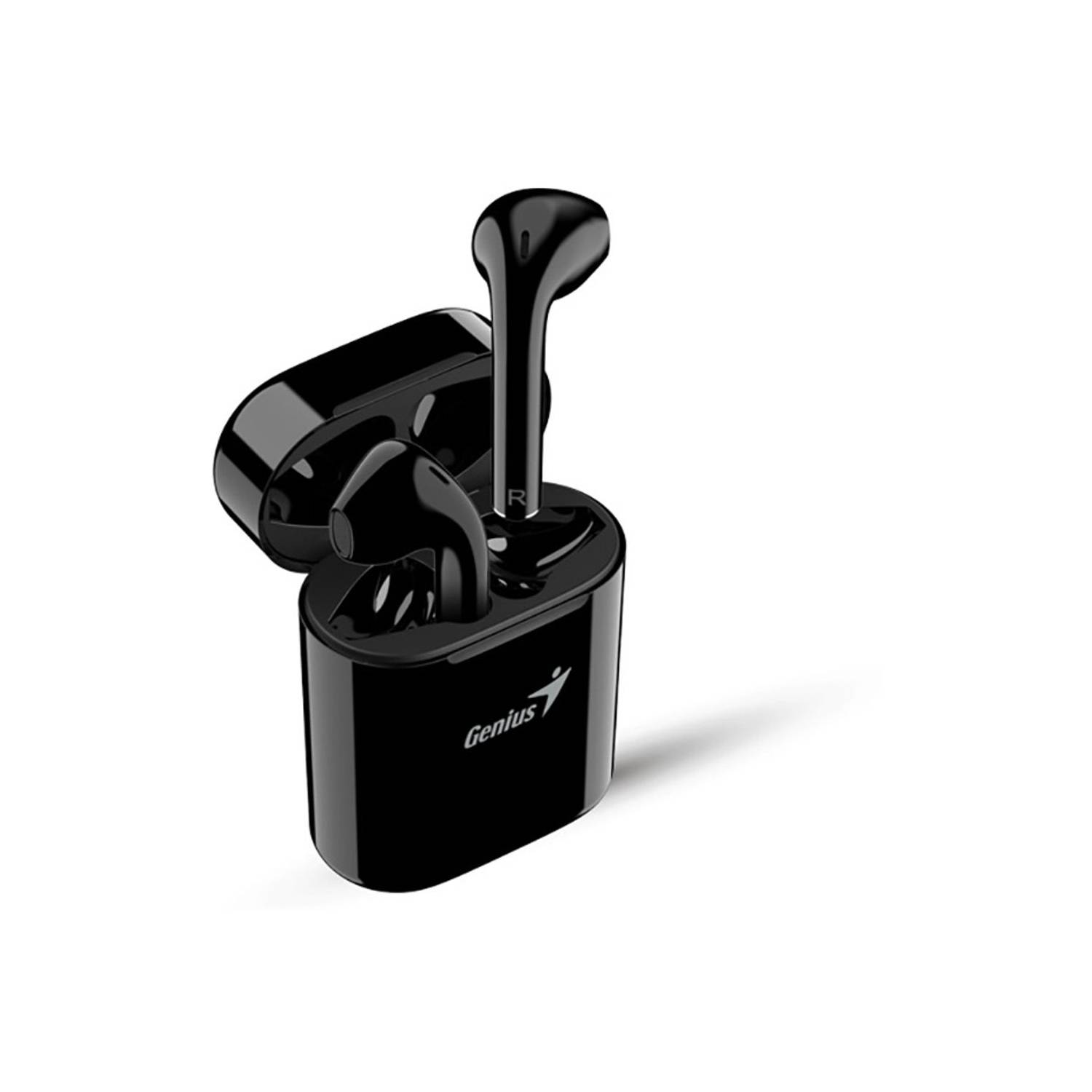 AUDIFONO INALAMBRICO CON MICROFONO GENIUS HS-M900BT TRUE BT NEGRO - Imagen 3