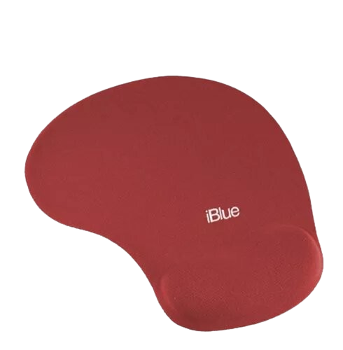 MOUSE PAD IBLUE ERGONÓMICO MP-372-BRD BASE ANTIDESLIZANTE RED - Imagen 2