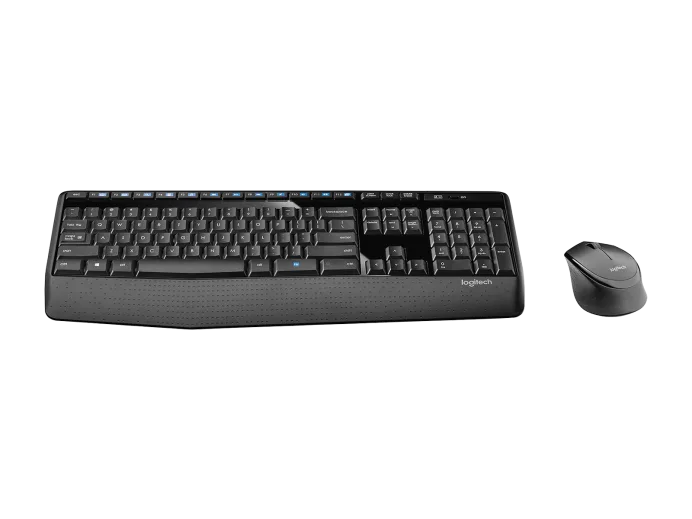 TECLADO + MOUSE LOGITECH MK345 CONFORT BLACK WIRELESS - Imagen 2