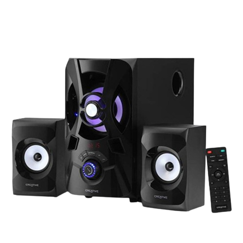PARLANTE CREATIVE E2900 60W 2.1 BT/FM/USB/SD/3.3MM BLACK - Imagen 3