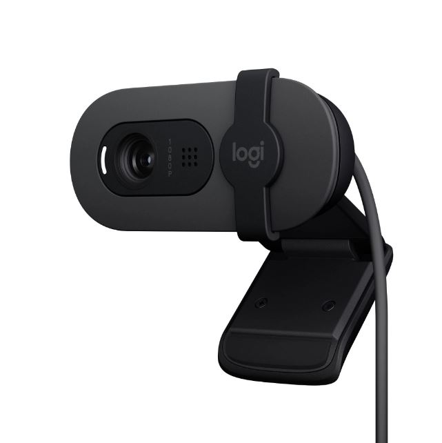 CÁMARA WEB LOGITECH BRIO 100 FULL HD 1080P GRAFITO CON TAPA DE PRIVACIDAD Y MICRÓFONO INTEGRADO - Imagen 3