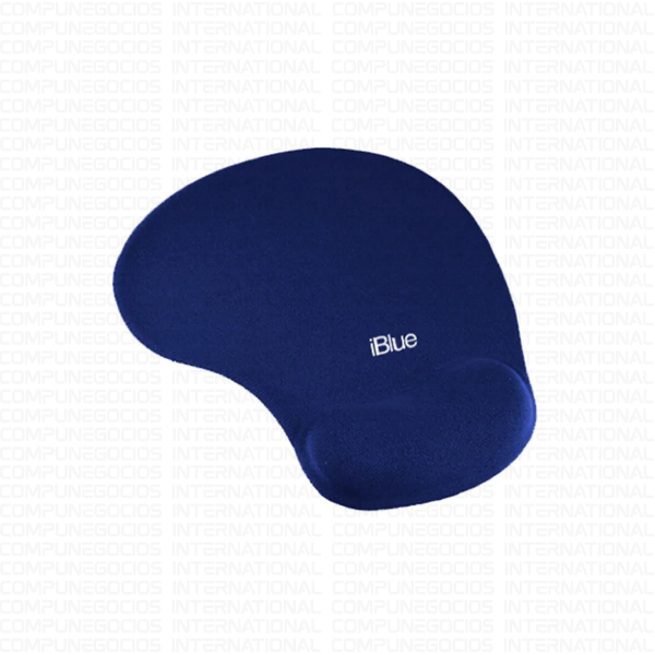 MOUSE PAD IBLUE ERGONÓMICO MP-372-BL BASE ANTIDESLIZANTE AZUL