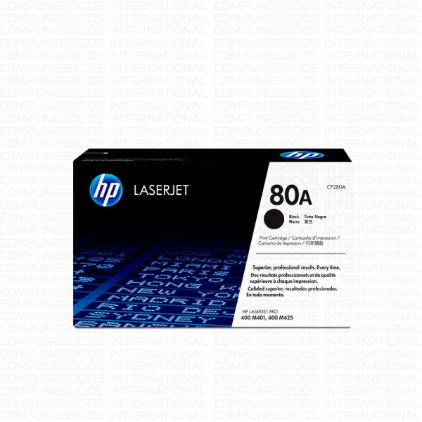 CARTUCHO DE TONER HP 80A (CF280A)