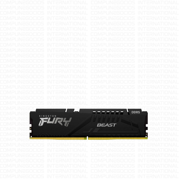 MEMORIA RAM KINGSTON FURY BEAST 16GB DDR5 5200MHz PC5-41600 DIMM PN:KF552C40BB-16