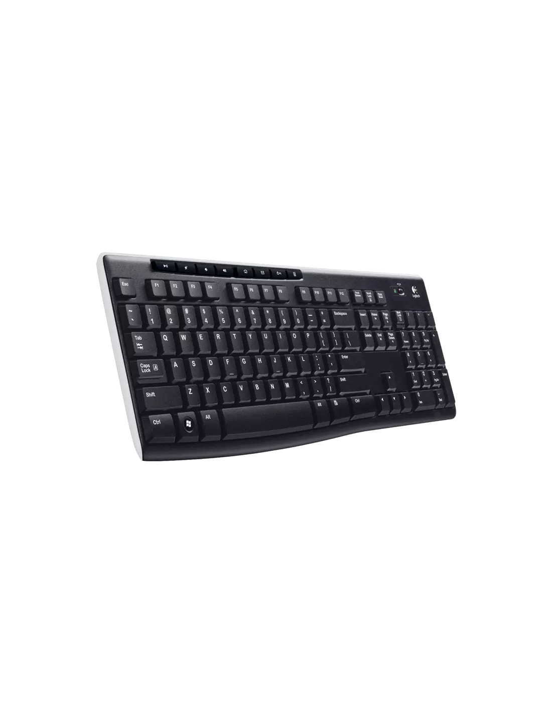 TECLADO LOGITECH K270 INALÁMBRICO USB BLACK - Imagen 2