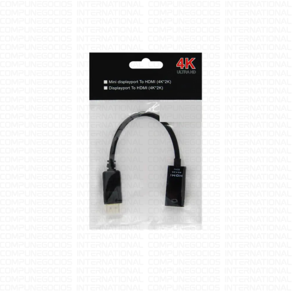 ADAPTADOR DISPLAYPORT/M A HDMI/F
