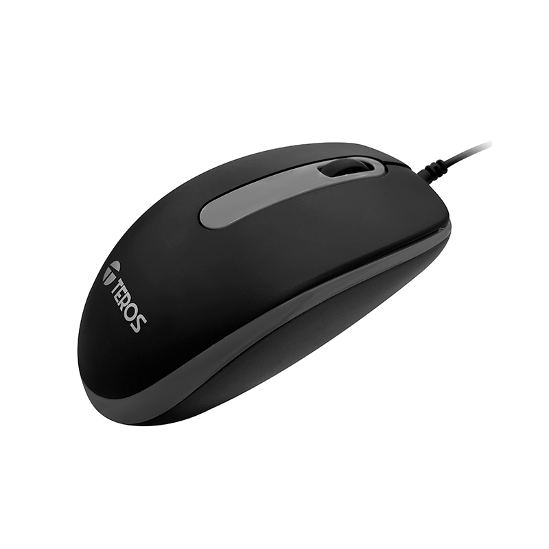 MOUSE ÓPTICO TEROS TE-1220S 1000DPI USB 3 BOTONES NEGRO - Imagen 2