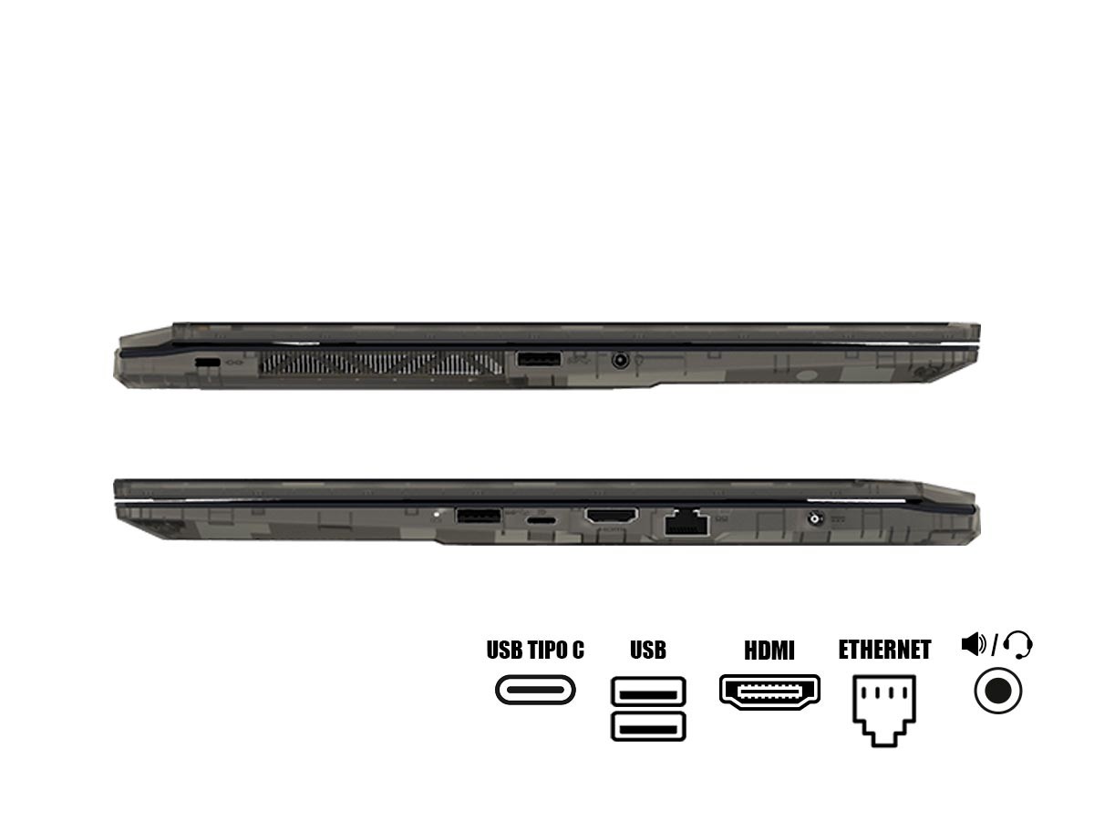 MSI CYBORG 15 A12VF-043 CORE I7-12650H 8GB RAM 512GB SSD RTX 4060 8GB 15.6″ FHD WINDOWS 11 (PN: CYBORG1512043) - Imagen 2