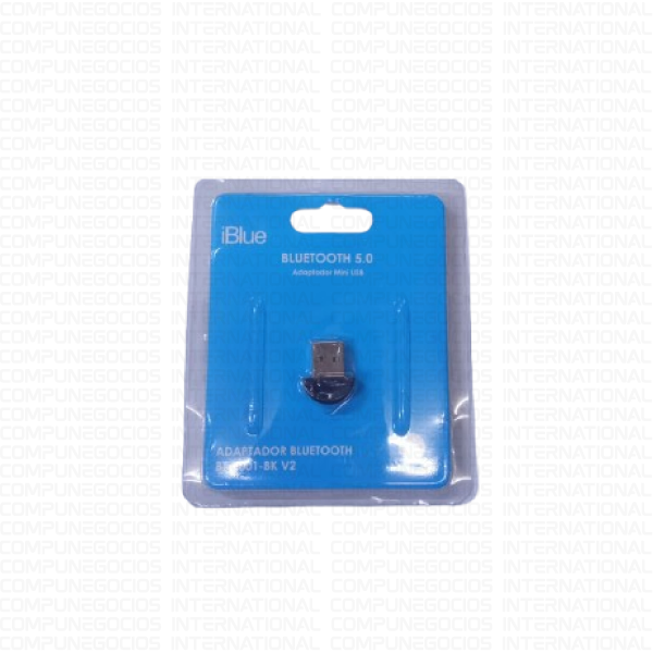 ADAPTADOR BLUETOOH IBLUE 5.0 BT-8001-BK V2