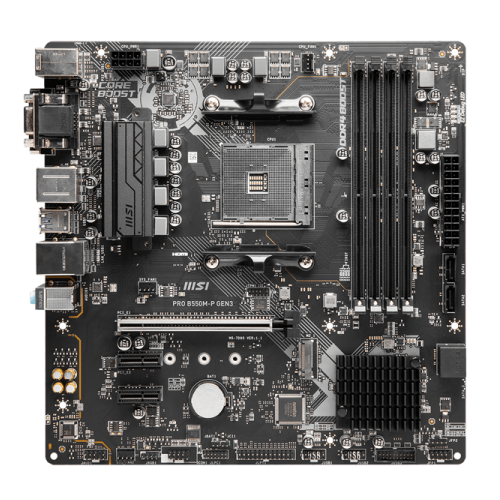MOTHERBOARD MSI PRO B550M-P GEN3 CHIPSET AMD B550 - Imagen 2