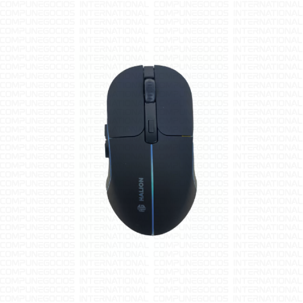 MOUSE GAMER HALION STINGRAY HA-M977 NEGRO RECARGABLE INALAMBRICA