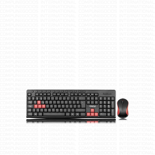 KIT CYBERTEL HAMILTON CYB T109 TECLADO + MOUSE USB