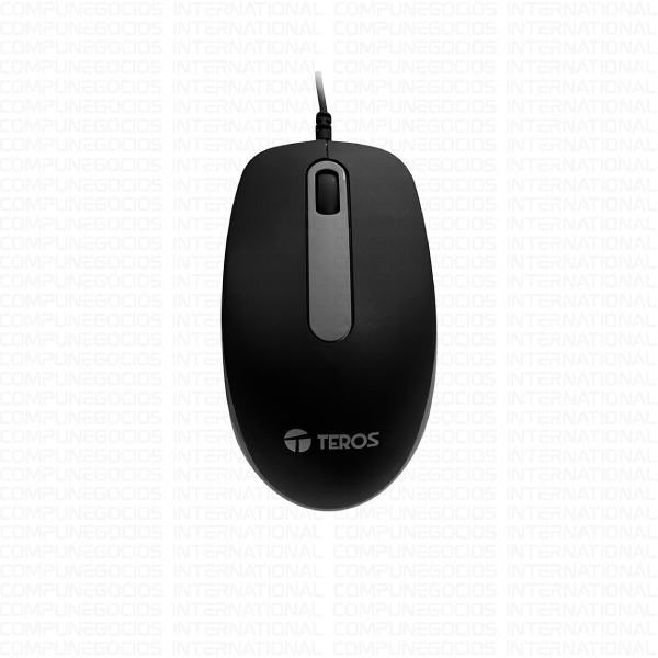 MOUSE ÓPTICO TEROS TE-1220S 1000DPI USB 3 BOTONES NEGRO