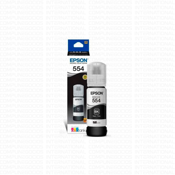 TINTA EPSON T554120-AL (554) NEGRO 70ML