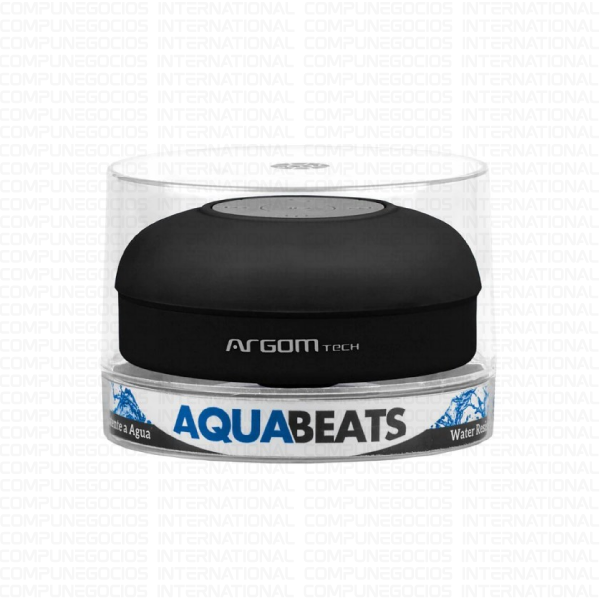 PARLANTE INALÁMBRICO ARGOMTECH AQUABEATS NEGRO