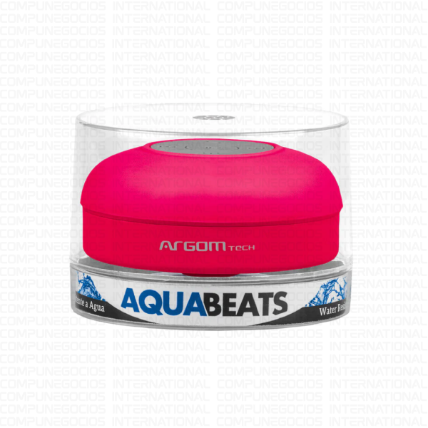 PARLANTE INALÁMBRICO ARGOMTECH AQUABEATS PINK