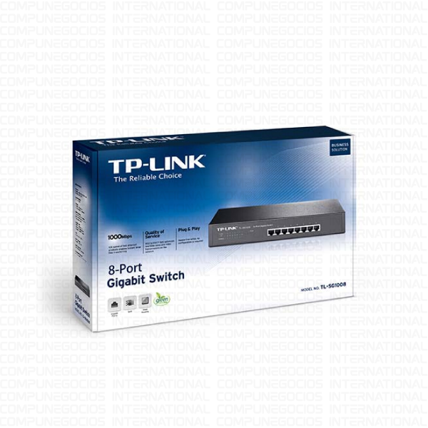 SWITCH GIGABIT TP-LINK TL-SG1008 DE 8 PUERTOS