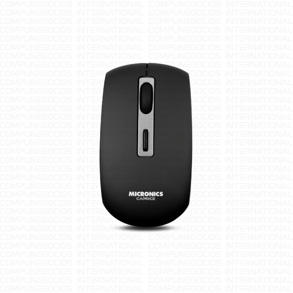 MOUSE INALÁMBRICO MICRONICS CAPRICE M713-3M RECARGABLE BLACK