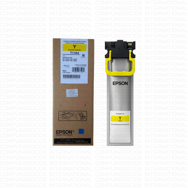 CARTUCHO DE TINTA EPSON T11A420-Al C5310/90 Y C5810/90 WORKFORCE YELLOW