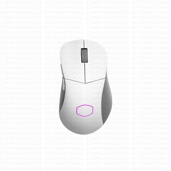 MOUSE GAMING INALÁMBRICO COOLER MASTER MM731 WHITE MATTE RGB DPI 19000 (PN: MM-731-WWOH1)