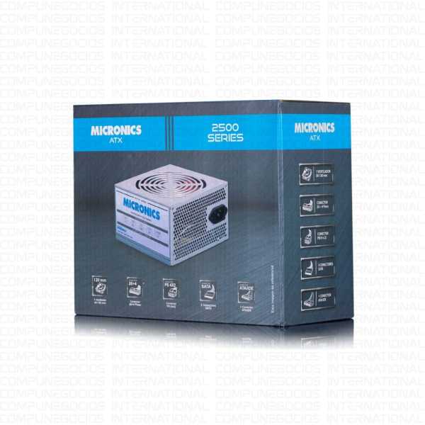 FUENTE DE PODER MICRONICS ATX SX – 250W/650 FAN 12CM