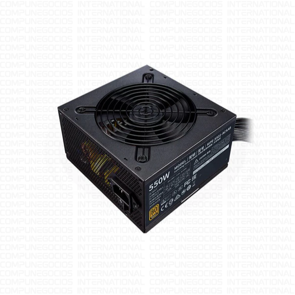 FUENTE PODER COOLER MASTER MWE BRONZE V2 230V 550W A/US CABLE (MPE-5501-ACABW-BUS)