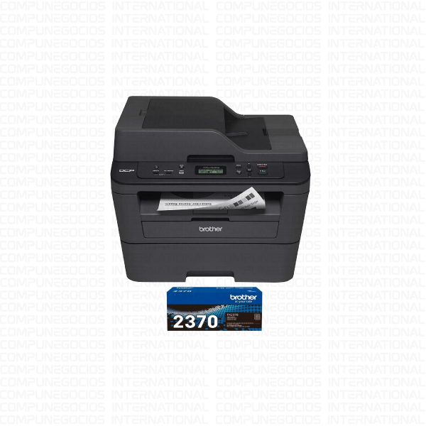 IMPRESORA MULTIFUNCIONAL LASER MONOCROMÁTICA BROTHER DCPL2540DW + TONER TN2370