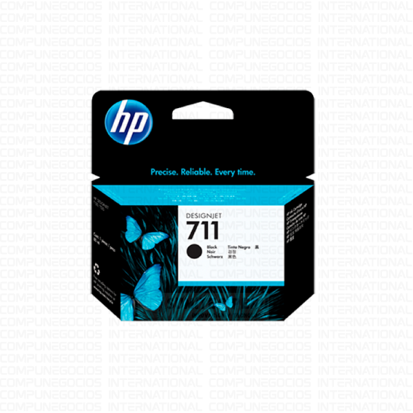 TINTA HP CZ129A (711) BLACK PARA DESIGNJET T120/T520 38ML