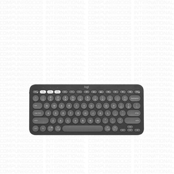 TECLADO LOGITECH PEBBLE 2 K380S BLUETOOTH/WIRELESS GRAPHITE (PN: 920-011783)